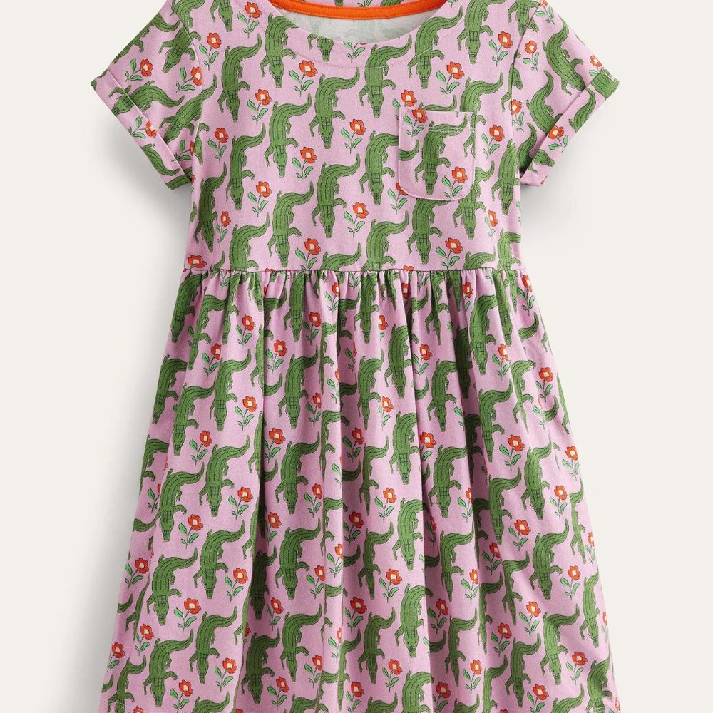 NWOT Mini Boden Fun Jersey Dress